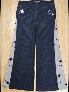 Custom Night Sky Denim Wide Leg Pants